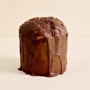 Chocotone de laranja com chocolate